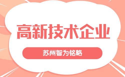 苏州企业服务公司申报高新技术企业的策略 985、211硕士团队的专业赋能